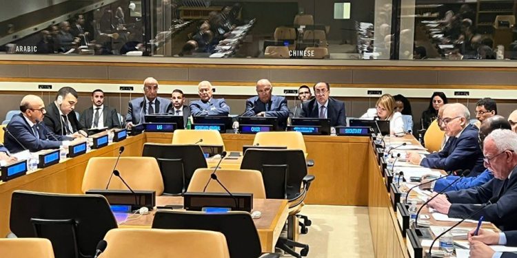 Réunion arabe de consultation en marge des travaux de l'Assemblée générale de l'ONU 2 - Le Progrès Egyptien Réunion arabe de consultation en marge des travaux de l'Assemblée générale de l'ONU 1 - Le Progrès Egyptien