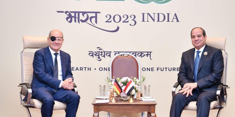 Sommet du G20 : Le Président Al-Sissi rencontre le chancelier allemand 2 - Le Progrès Egyptien Sommet du G20 : Le Président Al-Sissi rencontre le chancelier allemand 1 - Le Progrès Egyptien