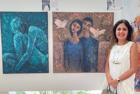 Mahitab Orabi oublie les chiffres en dessinant les sentiments 2 - Le Progrès Egyptien Mahitab Orabi oublie les chiffres en dessinant les sentiments 1 - Le Progrès Egyptien