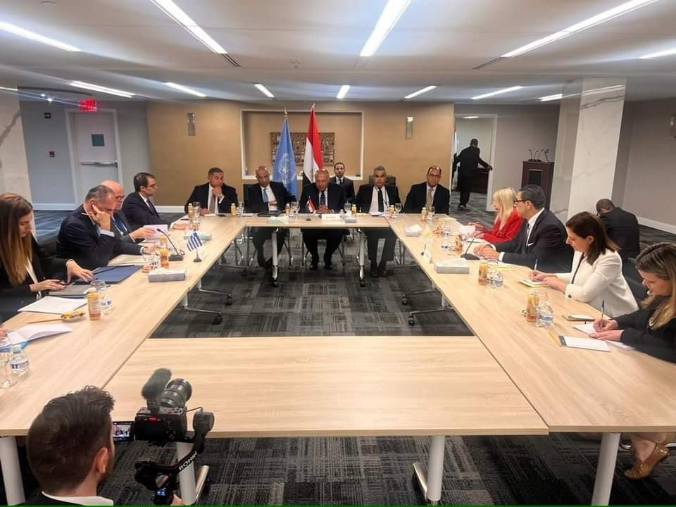 Réunion dans le cadre du mécanisme de coopération tripartite entre l’Égypte, la Grèce et Chypre à New York 4 - Le Progrès Egyptien Réunion dans le cadre du mécanisme de coopération tripartite entre l’Égypte, la Grèce et Chypre à New York 3 - Le Progrès Egyptien