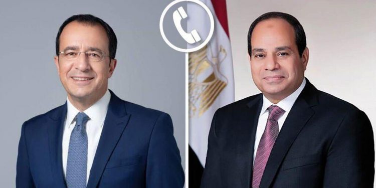 Al-Sissi et Christodoulides: Éviter la complication de la situation à Gaza 2 - Le Progrès Egyptien Al-Sissi et Christodoulides: Éviter la complication de la situation à Gaza 1 - Le Progrès Egyptien