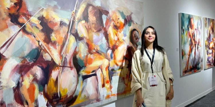 Raghdaa Al-Mohandes… l'art de l'abstraction 2 - Le Progrès Egyptien Raghdaa Al-Mohandes… l'art de l'abstraction 1 - Le Progrès Egyptien