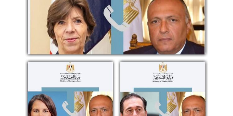 Choucri contacte ses homologues française, allemande et espagnol 2 - Le Progrès Egyptien Choucri contacte ses homologues française, allemande et espagnol 1 - Le Progrès Egyptien