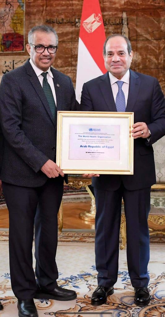 Al-Sissi reçoit le directeur de l’OMS 6 - Le Progrès Egyptien Al-Sissi reçoit le directeur de l’OMS 5 - Le Progrès Egyptien