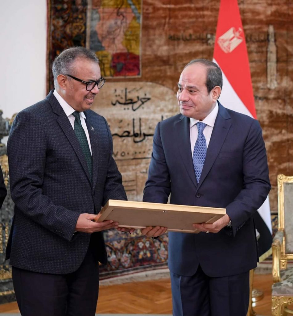 Al-Sissi reçoit le directeur de l’OMS 4 - Le Progrès Egyptien Al-Sissi reçoit le directeur de l’OMS 3 - Le Progrès Egyptien