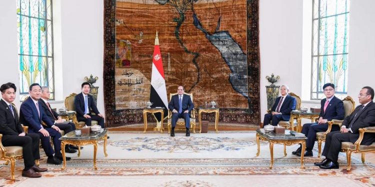 Le Président reçoit le président de l'Assemblée nationale sud-coréenne 2 - Le Progrès Egyptien Le Président reçoit le président de l'Assemblée nationale sud-coréenne 1 - Le Progrès Egyptien