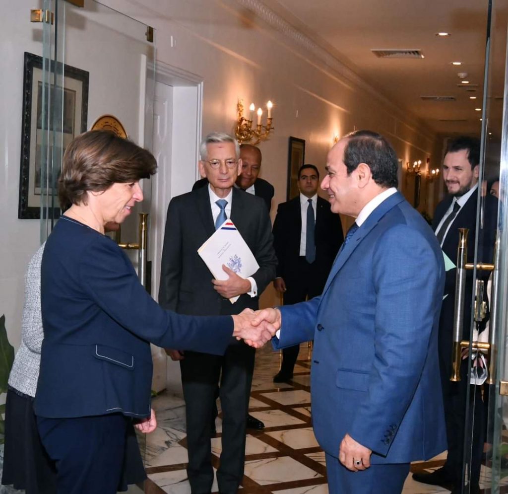 Le Président reçoit la ministre française des Affaires étrangères 4 - Le Progrès Egyptien Le Président reçoit la ministre française des Affaires étrangères 3 - Le Progrès Egyptien