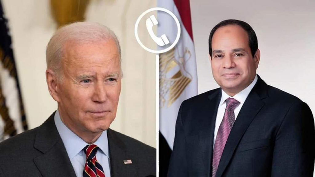 Appel téléphonique Al-Sissi / Biden 4 - Le Progrès Egyptien Appel téléphonique Al-Sissi / Biden 3 - Le Progrès Egyptien
