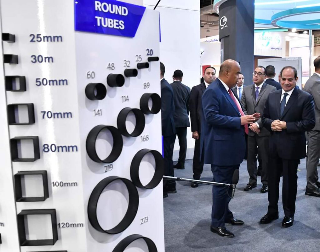 Al-Sissi effectue une tournée d'inspection dans le salon international de l'industrie 7 - Le Progrès Egyptien