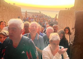 Afflux historique au temple d’Abou Simbel