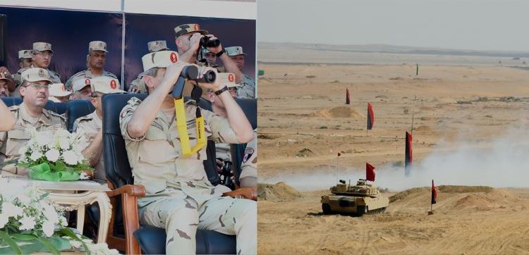 Le ministre de la Défense assiste à la phase principale d'un exercice tactique à munitions réelles 1 - Le Progrès Egyptien