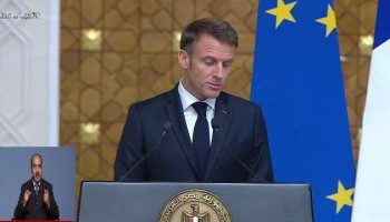 Le Président Macron : Nous désirons une initiative de paix qui résoudra radicalement ce problème