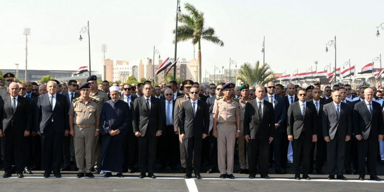 Le Président Al-Sissi aux funérailles du général Mohamed Amin Nasr 1 - Le Progrès Egyptien