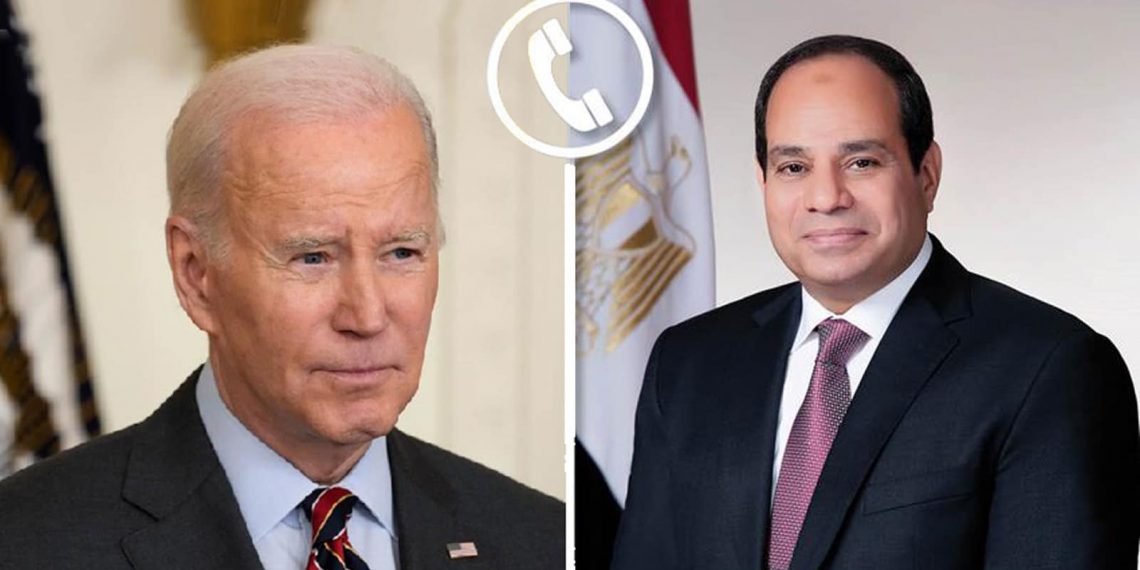 Joe Biden remercie le Président Al-Sissi et apprécie les efforts égyptiens pour la paix 1 - Le Progrès Egyptien
