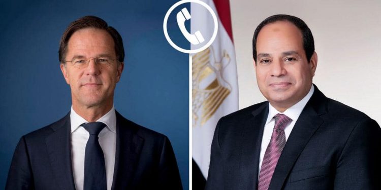 Entretien téléphonique entre le Président Al-Sissi et le Premier ministre néerlandais 2 - Le Progrès Egyptien Entretien téléphonique entre le Président Al-Sissi et le Premier ministre néerlandais 1 - Le Progrès Egyptien