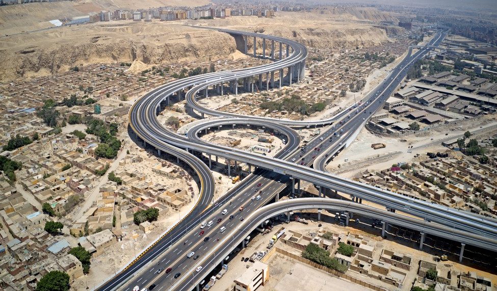 Ouverture du pont "Taha Hussein", reliant Moqattam à l'autoroute 1 - Le Progrès Egyptien