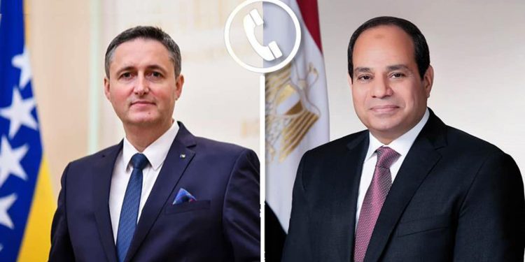 Al-Sissi s'entretient avec un Membre de la Présidence de la Bosnie-Herzégovine de Gaza 2 - Le Progrès Egyptien Al-Sissi s'entretient avec un Membre de la Présidence de la Bosnie-Herzégovine de Gaza 1 - Le Progrès Egyptien