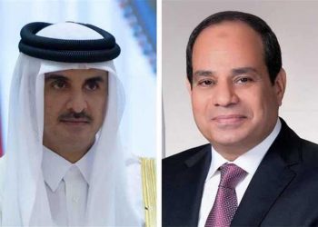 Message du président Al-Sissi à l’émir du Qatar