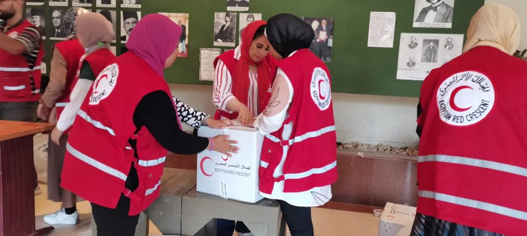 Croissant Rouge: Zones logistiques pour l'aide humanitaire destinée à Gaza 4 - Le Progrès Egyptien Croissant Rouge: Zones logistiques pour l'aide humanitaire destinée à Gaza 3 - Le Progrès Egyptien