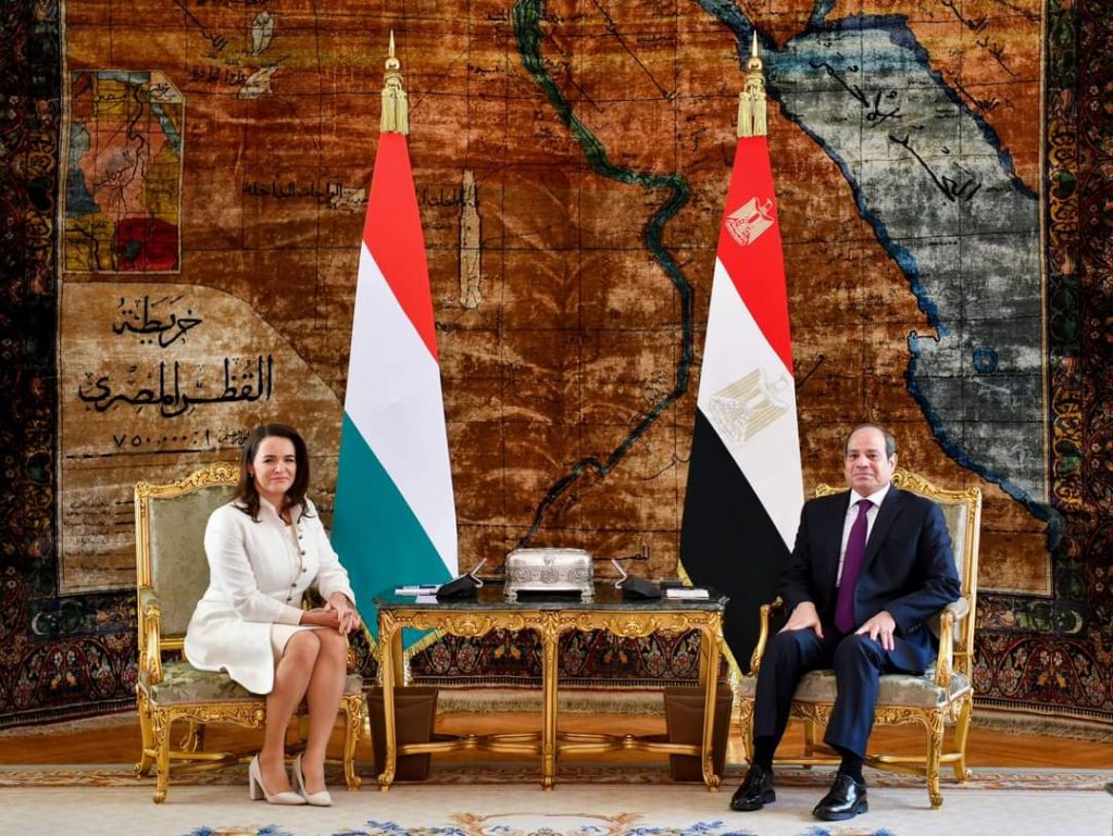 Le Chef de l’Etat reçoit la Présidente de la Hongrie 8 - Le Progrès Egyptien Le Chef de l’Etat reçoit la Présidente de la Hongrie 7 - Le Progrès Egyptien