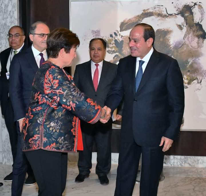 Dubaï: Le Président s'entretient avec la directrice du FMI 4 - Le Progrès Egyptien Dubaï: Le Président s'entretient avec la directrice du FMI 3 - Le Progrès Egyptien