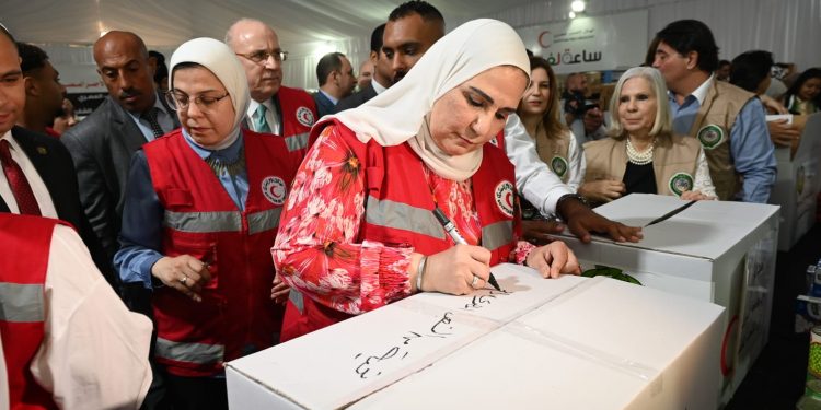 Ligue Arabe: Convoi humanitaire à Gaza 2 - Le Progrès Egyptien Ligue Arabe: Convoi humanitaire à Gaza 1 - Le Progrès Egyptien