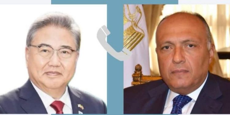 Choucri s'entretient avec son homologue sud-coréen 2 - Le Progrès Egyptien Choucri s'entretient avec son homologue sud-coréen 1 - Le Progrès Egyptien