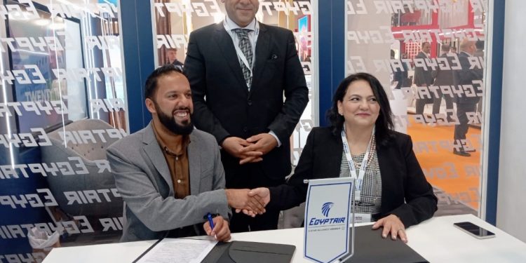 Forte présence d’EgyptAir au WTM à Londres 2 - Le Progrès Egyptien Forte présence d’EgyptAir au WTM à Londres 1 - Le Progrès Egyptien