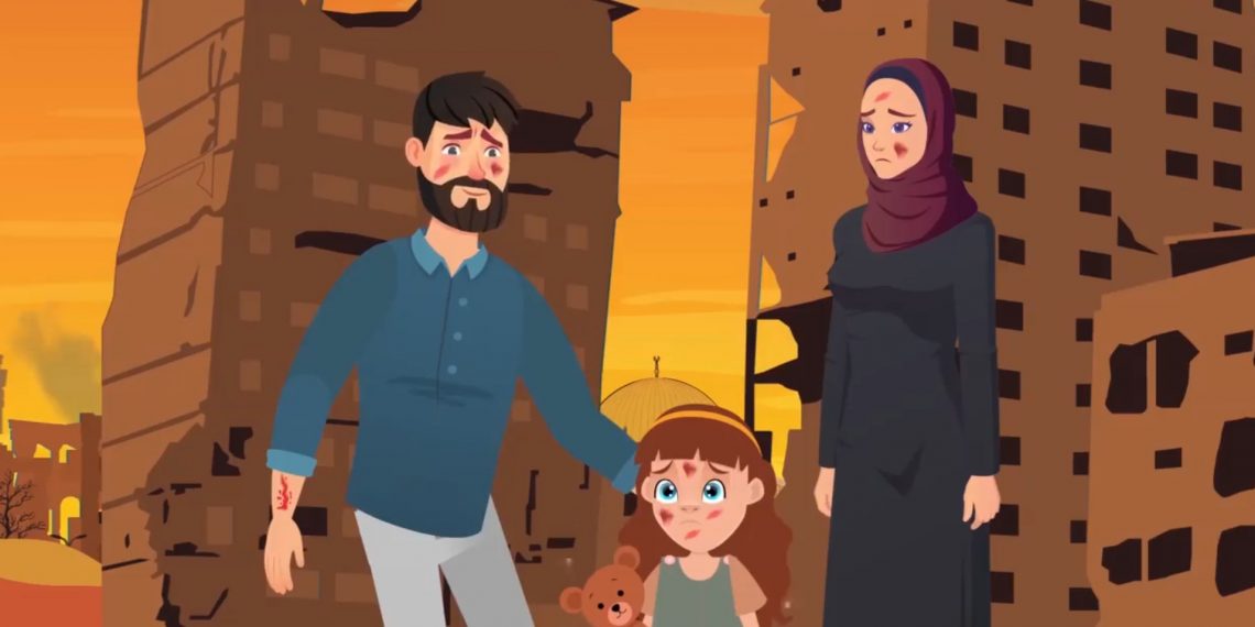 Un "clip d’animation" des horreurs de la guerre de Gaza, pour sensibiliser les enfants 2 - Le Progrès Egyptien Un "clip d’animation" des horreurs de la guerre de Gaza, pour sensibiliser les enfants 1 - Le Progrès Egyptien