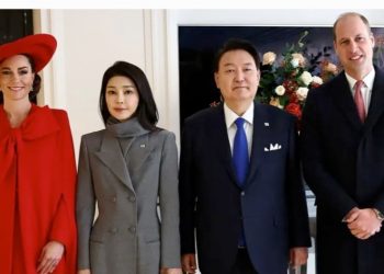 Kate et William auprès du roi pour la visite d’État du président sud-coréen