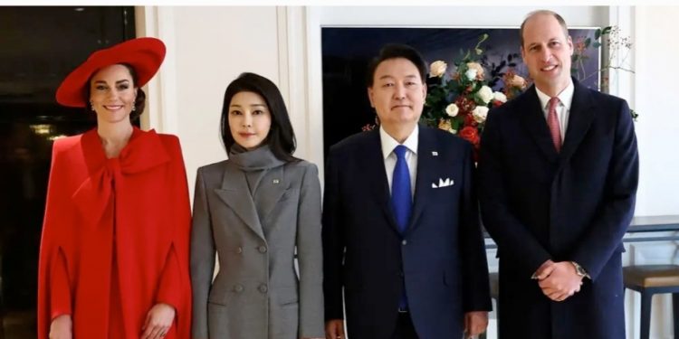 Kate et William auprès du roi pour la visite d’État du président sud-coréen 2 - Le Progrès Egyptien Kate et William auprès du roi pour la visite d’État du président sud-coréen 1 - Le Progrès Egyptien