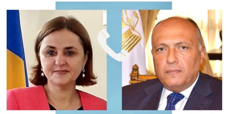 Choucri reçoit des appels téléphoniques des ministres des AE de Singapour et de la Roumanie 2 - Le Progrès Egyptien Choucri reçoit des appels téléphoniques des ministres des AE de Singapour et de la Roumanie 1 - Le Progrès Egyptien