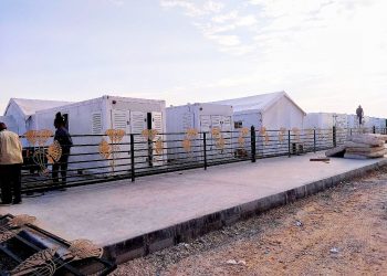 Un hôpital de campagne pour secourir les blessés palestiniens