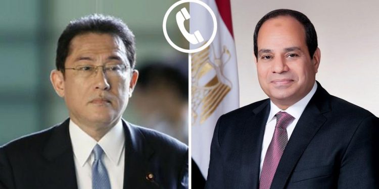Entretien téléphonique entre le Président Al-Sissi et le Premier ministre japonais 1 - Le Progrès Egyptien