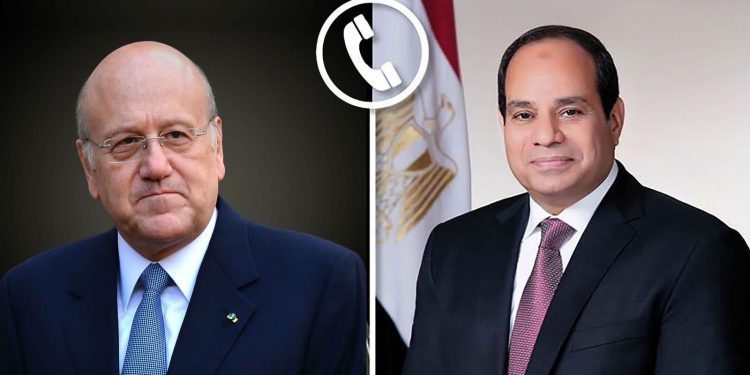 Entretien téléphonique Al-Sissi-Mikati autour des évolutions au P-O 1 - Le Progrès Egyptien