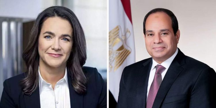 Al-Sissi reçoit aujourd'hui la présidente de la république de Hongrie 1 - Le Progrès Egyptien