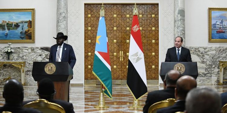 Le Président reçoit son homologue sud-soudanais (Photos) 1 - Le Progrès Egyptien