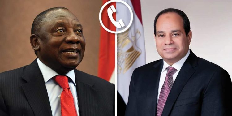 Le président sud-africain félicite Al-Sissi pour avoir remporté un nouveau mandat présidentiel 2 - Le Progrès Egyptien Le président sud-africain félicite Al-Sissi pour avoir remporté un nouveau mandat présidentiel 1 - Le Progrès Egyptien