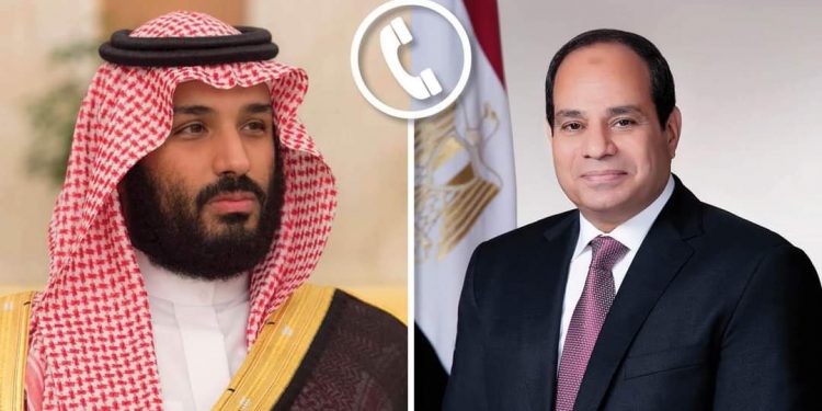 Al-Sissi reçoit un appel téléphonique du prince héritier saoudien 2 - Le Progrès Egyptien Al-Sissi reçoit un appel téléphonique du prince héritier saoudien 1 - Le Progrès Egyptien