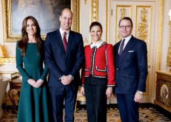 Victoria de Suède accueillie chaleureusement par Kate et William