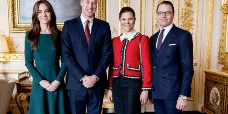 Victoria de Suède accueillie chaleureusement par Kate et William 1 - Le Progrès Egyptien