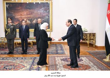 Le Président Al-Sissi reçoit les lettres de créance de plusieurs ambassadeurs