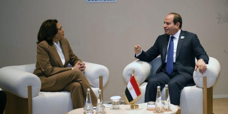 Al-Sissi s’entretient avec la vice-présidente américaine 1 - Le Progrès Egyptien