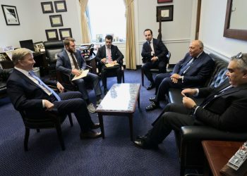 Choucri examine avec des députés américains le partenariat stratégique commun