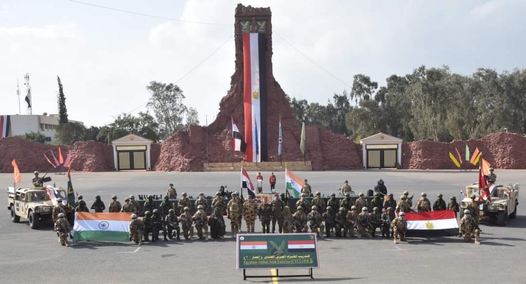 Début de l'exercice conjoint des forces spéciales Inde-Egypte baptisé Cyclone-2 4 - Le Progrès Egyptien Début de l'exercice conjoint des forces spéciales Inde-Egypte baptisé Cyclone-2 3 - Le Progrès Egyptien