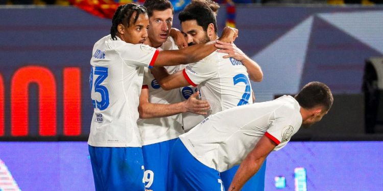 Supercoupe d’Espagne : Le FC Barcelone rejoint le Real Madrid en finale 2 - Le Progrès Egyptien Supercoupe d’Espagne : Le FC Barcelone rejoint le Real Madrid en finale 1 - Le Progrès Egyptien