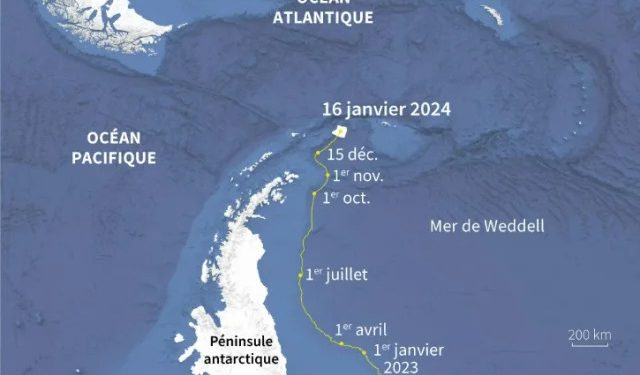 Antarctique : Le plus grand iceberg du monde à la dérive 1 - Le Progrès Egyptien
