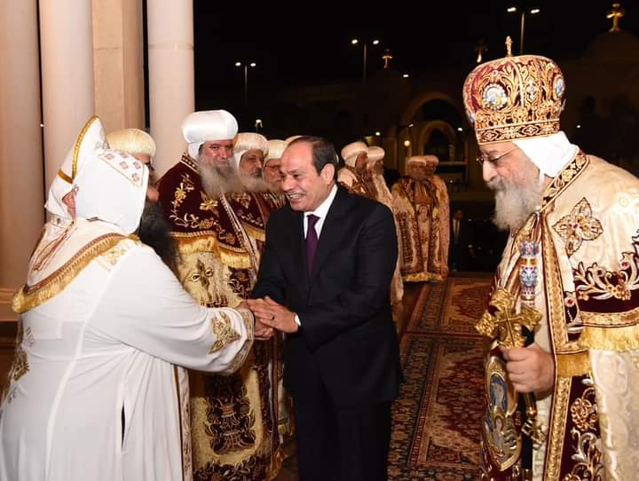 Noël Copte: Le Président à la Cathédrale de la NCA 6 - Le Progrès Egyptien Noël Copte: Le Président à la Cathédrale de la NCA 5 - Le Progrès Egyptien