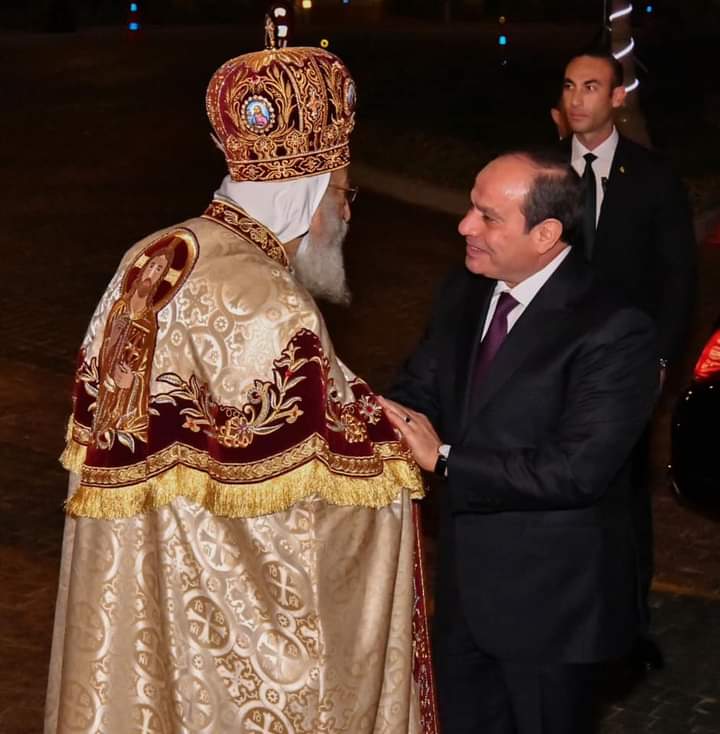 Noël Copte: Le Président à la Cathédrale de la NCA 4 - Le Progrès Egyptien Noël Copte: Le Président à la Cathédrale de la NCA 3 - Le Progrès Egyptien