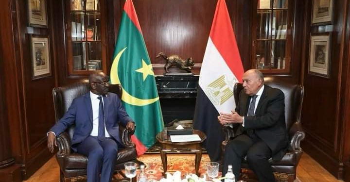 Choucri reçoit son homologue mauritanien 2 - Le Progrès Egyptien Choucri reçoit son homologue mauritanien 1 - Le Progrès Egyptien